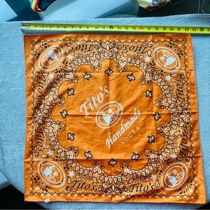TITO'S VODKA - Orange Bandana